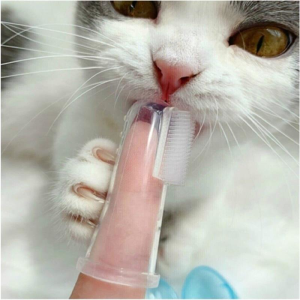 Kediler ve Köpekler için Silikon Parmak Diş Pırçası