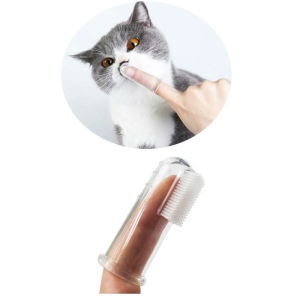 Kediler ve Köpekler için Silikon Parmak Diş Pırçası