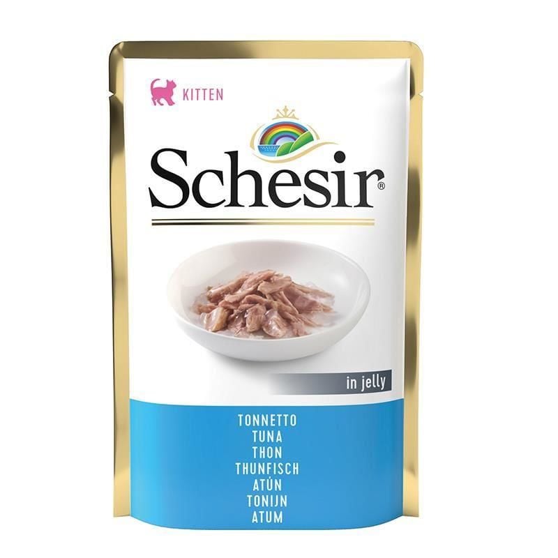 Schesir Pouch Kitten Ton Balıklı Yavru Kedi Yaş Maması 85gr