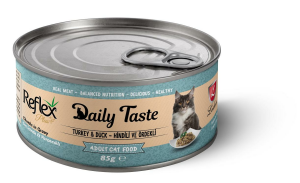 Reflex Daily Taste Cig With Hindili ve Ördekli Soslu Kedi Konservesi 85 Gr