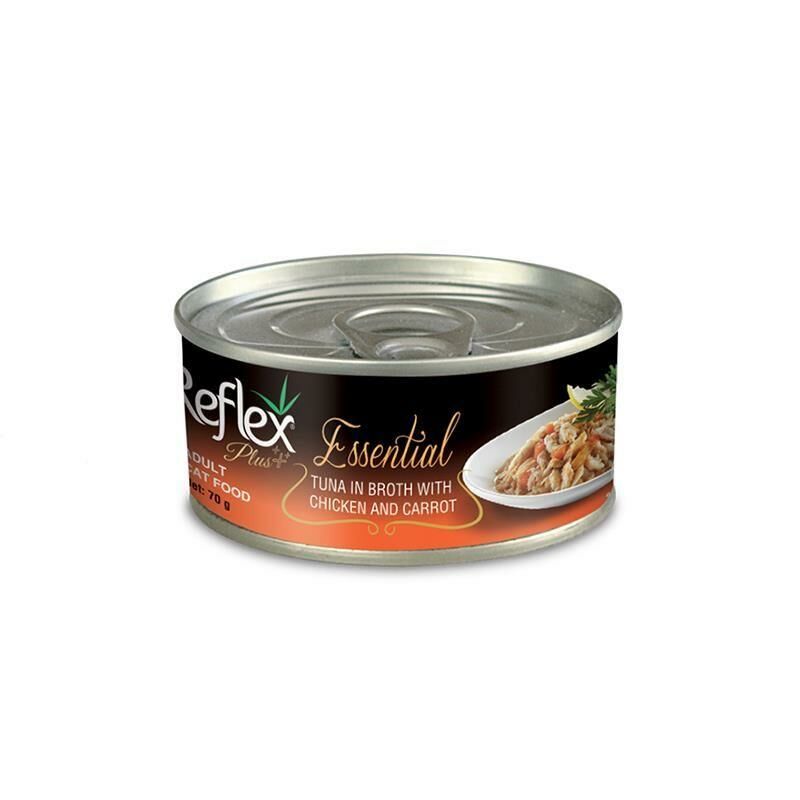Reflex Plus Essential Ton Tavuk ve Havuç Kedi Konservesi 70gr
