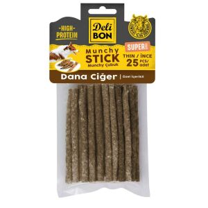 DELİBON SUPER MUNCHY ÇUBUK DANA CİĞERLİ İNCEX25AD.