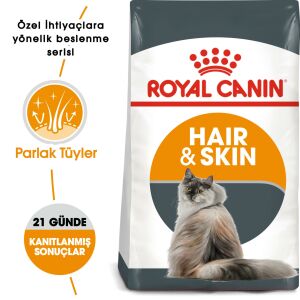Royal Canin Hair Skin Hassas Tüy Sağlığı Yetişkin Kedi Maması 4Kg