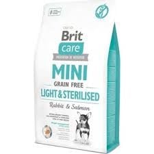 Brit Care Mini Light & Sterilised Tavşanlı 2 kg Küçük Irk