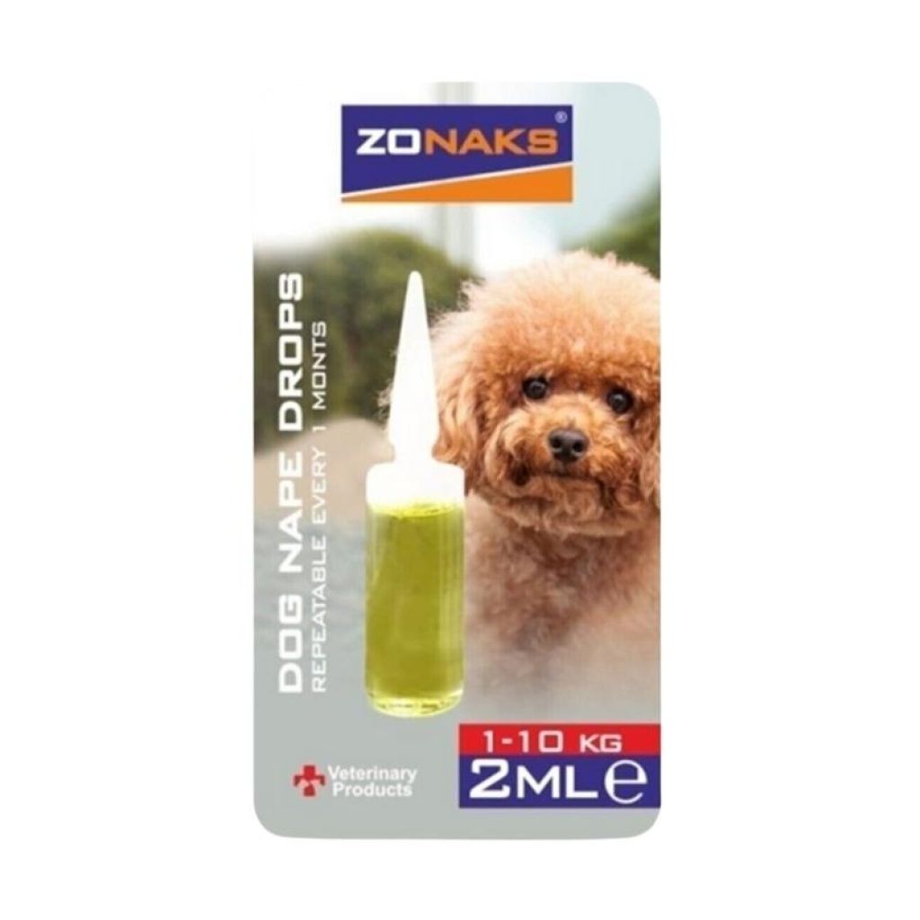 ZONAKS ARAMOTİK KÖPEK ENSE DAMLASI 2 ML 1-10 KG (12Lİ)