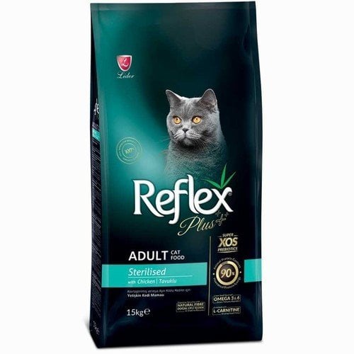 REFLEX PLUS TAVUKLU KISIR KEDİ MAMASI 15 KG