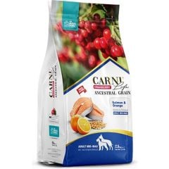 Carni Dog Adult Somon/Portakallı Med/Max Köpek Maması 12 KG