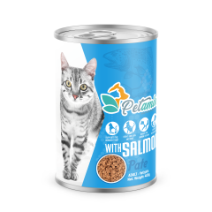 PETAMİN SOMONLU KEDİ KONSERVE 415 GR 24 LÜ