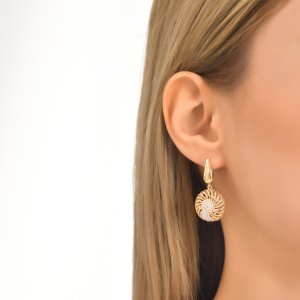 TSE 2073 7G is Gold Earrings
