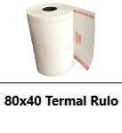 80X40 Termal Rulo 40 Metre 100 Adet | Resan