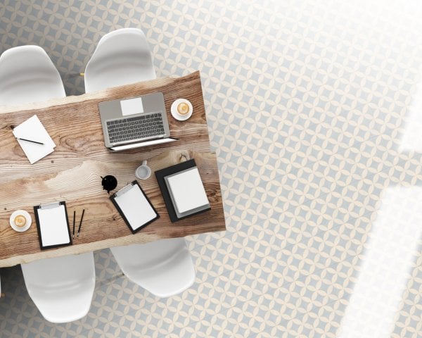 330X330 FRESCO FLOWER AQUA ASG (R10 V2) K:8