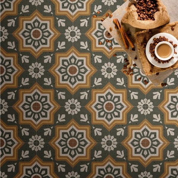 200X200 CASABLANCA YESIL MIX K:10