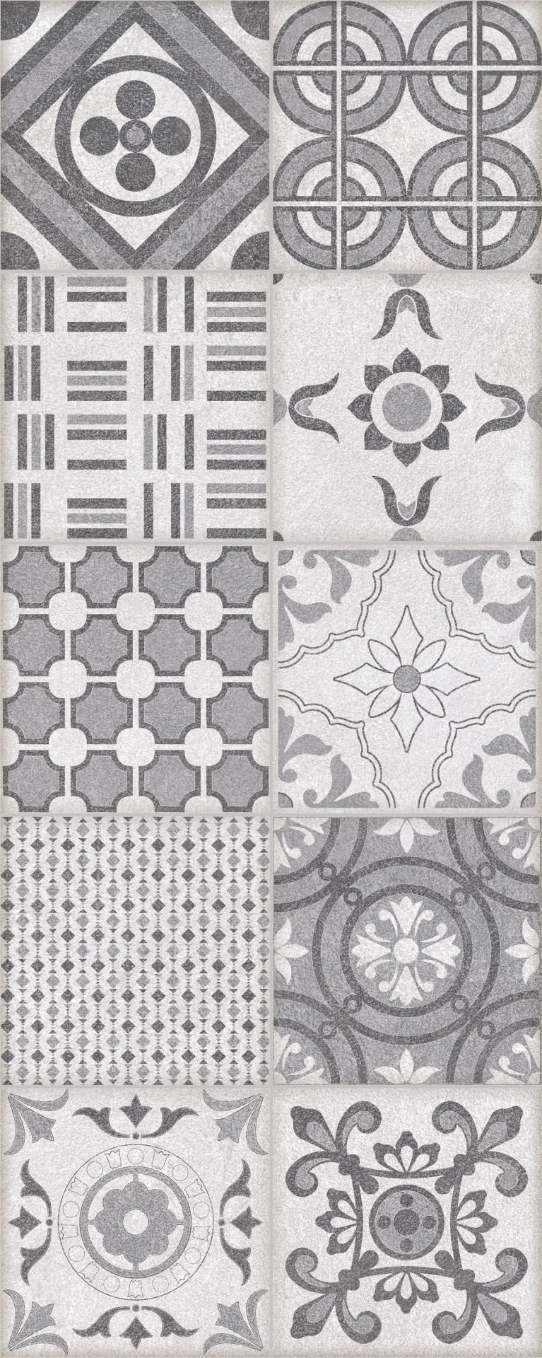 200X500 GENESIS PATCHWOR GRI