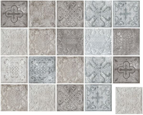 200X200 ZEUGMA ANTRASIT MIX DEKOR FON-A