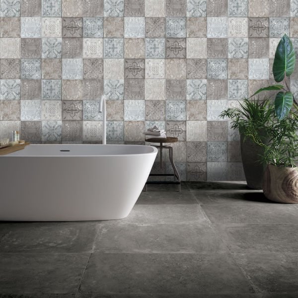 200X200 ZEUGMA GRI MIX DEKOR FON-D