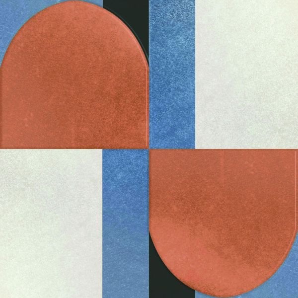 200X200 CLOVER CORAL MAT K:10