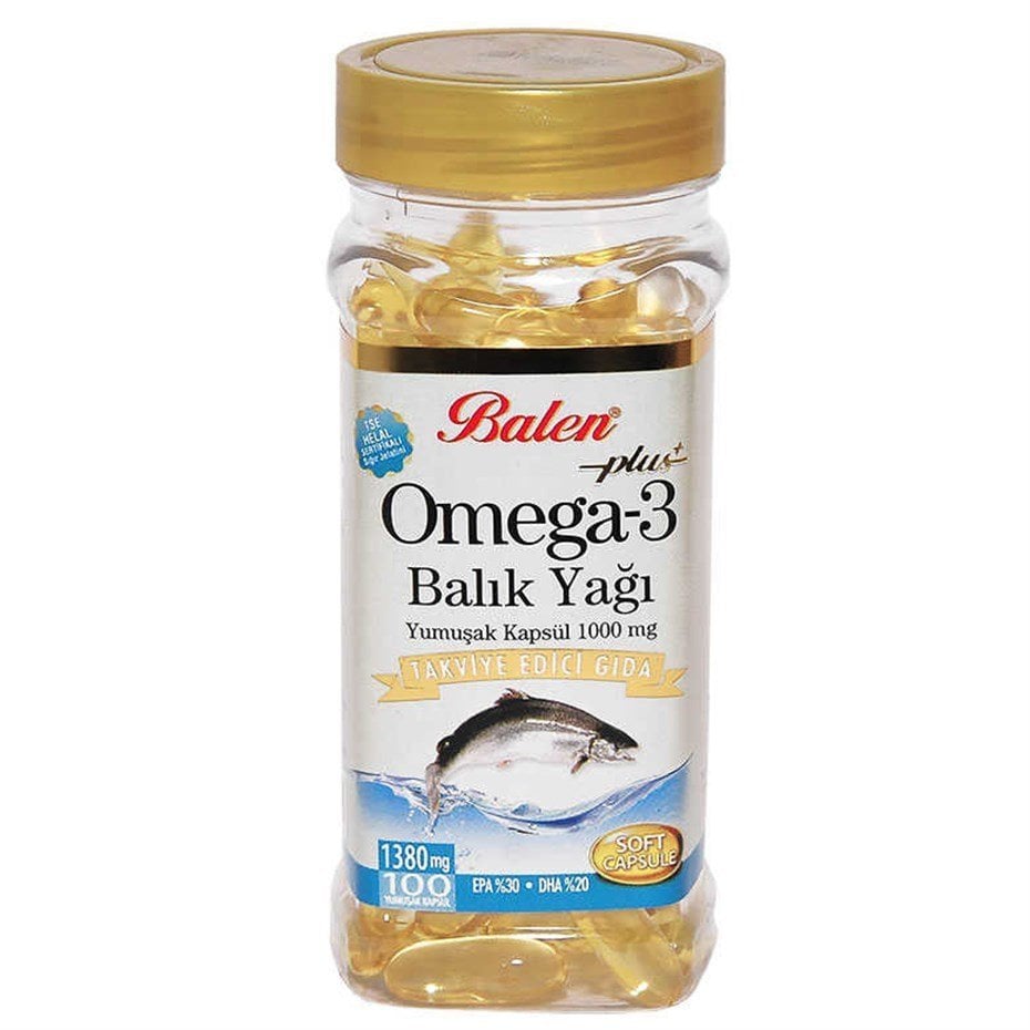Balen Omega-3 Balık Yağı Yumuşak Kapsül 1380 Mg 100