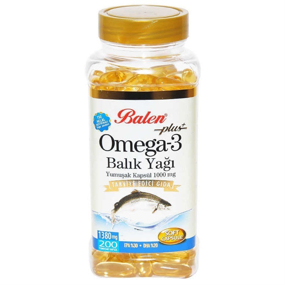 Balen Omega-3 Balık Yağı Yumuşak Kapsül 1380 Mg 200
