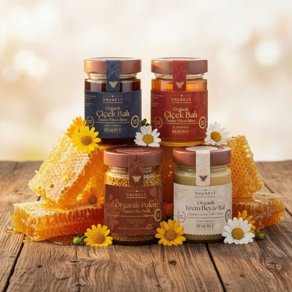 Organik Çiçek Balı  İç Anadolu 450 gr