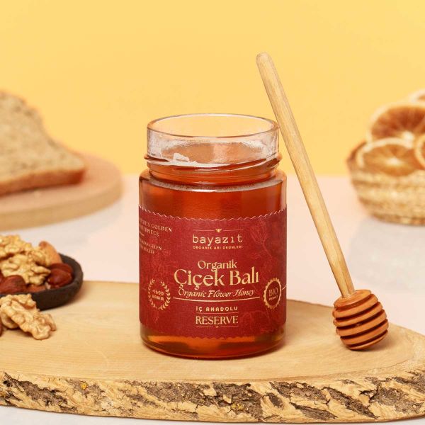 Organik Çiçek Balı  İç Anadolu 450 gr