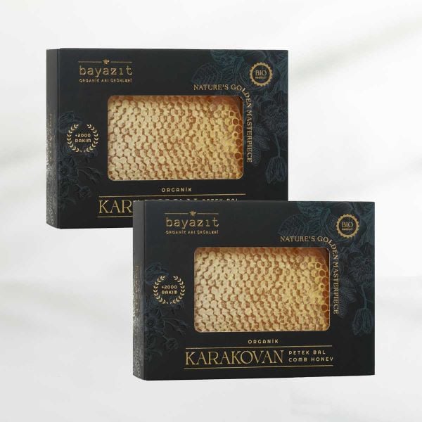 Organik Karakovan Petek Bal 500 Gr 2'li Set