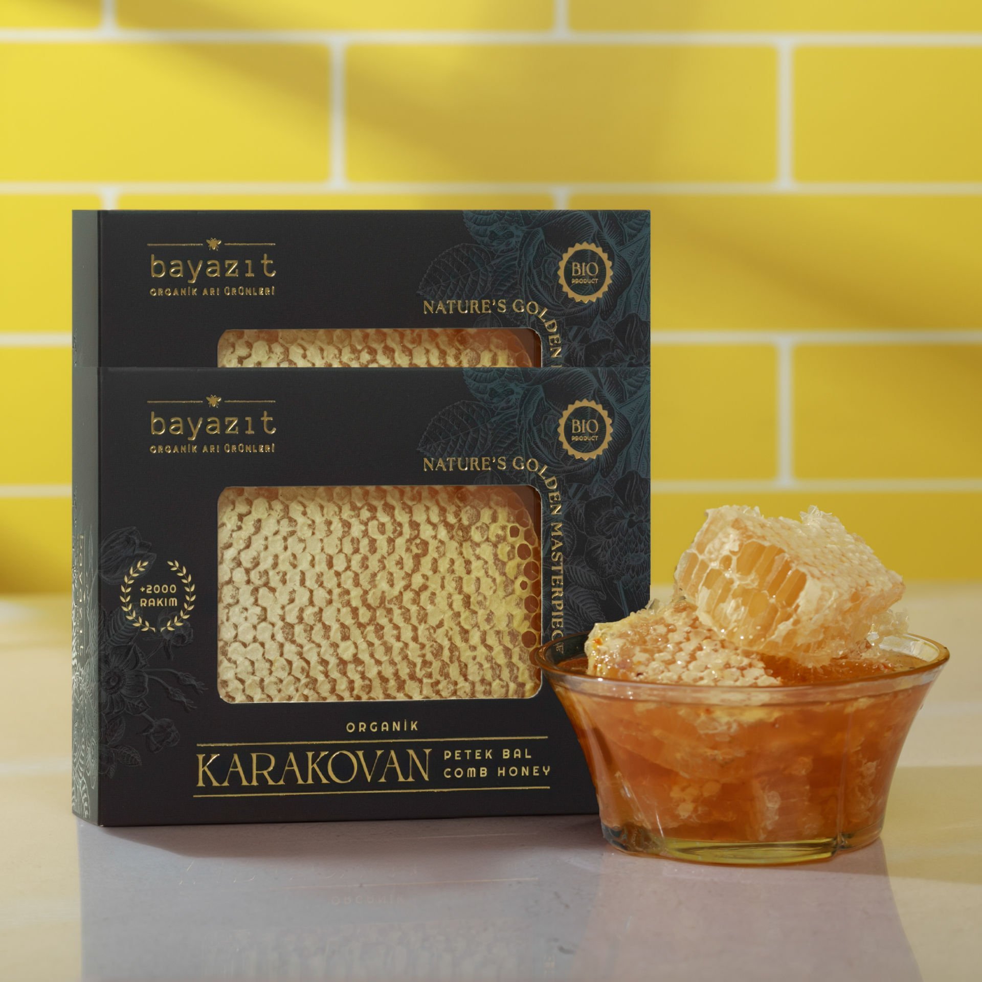 Organik Karakovan Petek Bal 500 Gr 2'li Set