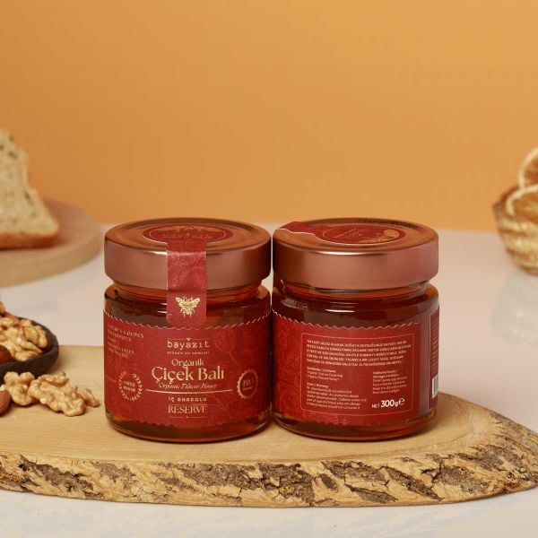 Organik Çiçek Balı İç Anadolu 300 gr 2'li Set