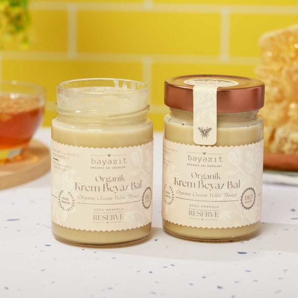 Organik Krem Beyaz Bal 450 gr 2'lü Set