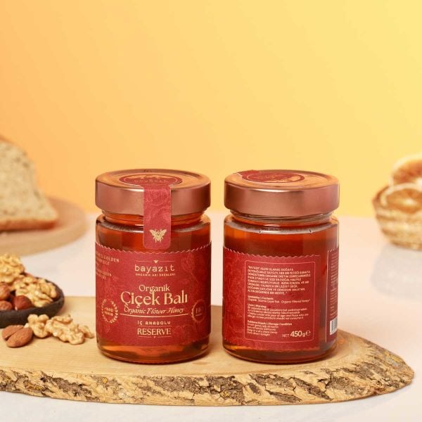 Organik Çiçek Balı İç Anadolu 450 gr 2'li Set