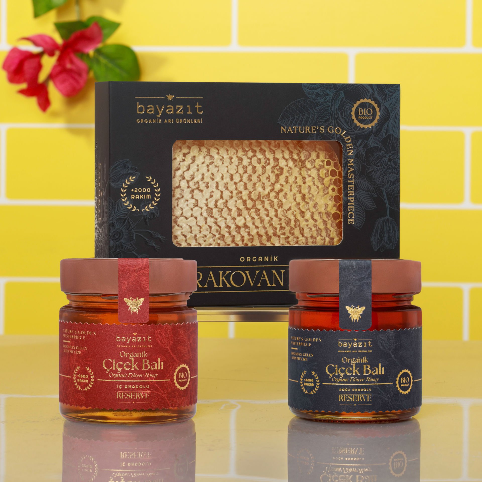 Avantajlı Organik Bal Seti - Anadolu’nun Üç Hazinesi