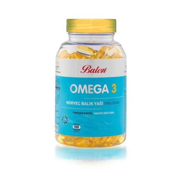 Balen Omega 3 Norveç Balık Yağı (Trigliserid) Yumuşak Kapsül 1380 Mg 100