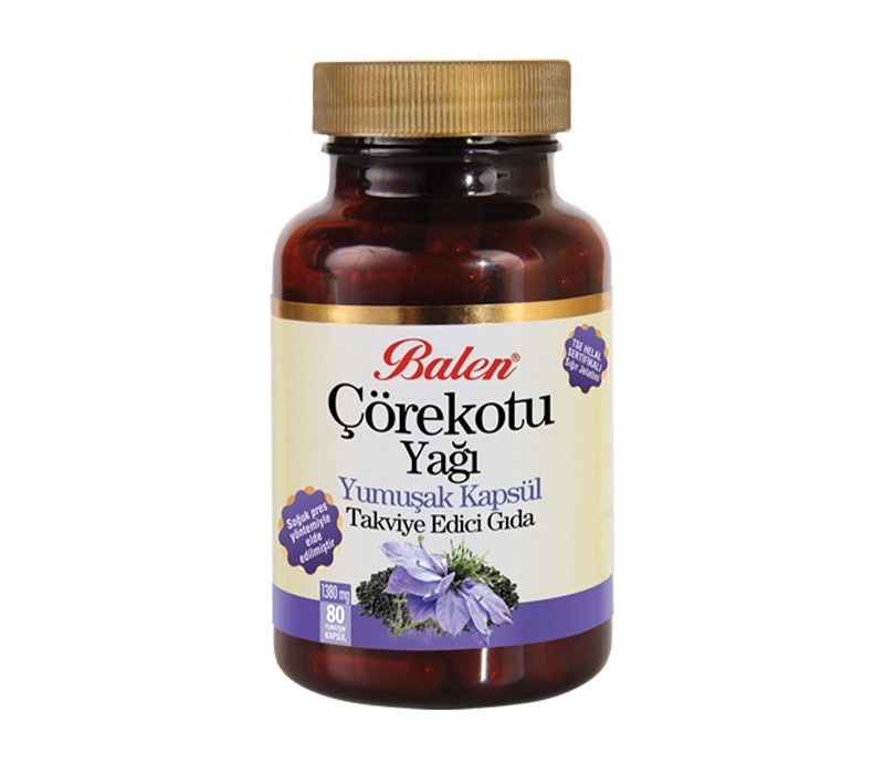 Balen Çörekotu Yağı Yumuşak Kapsül 13880 Mg