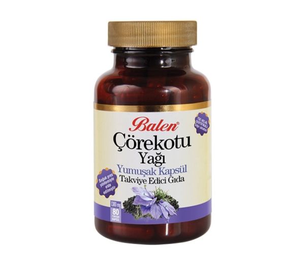 Balen Çörekotu Yağı Yumuşak Kapsül 13880 Mg