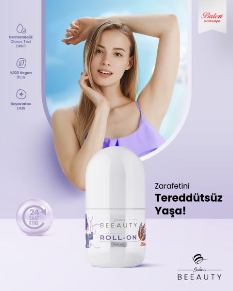 Balen's Beeauty Kadın Beyazlatıcı Deodorant Roll-on 50 Ml