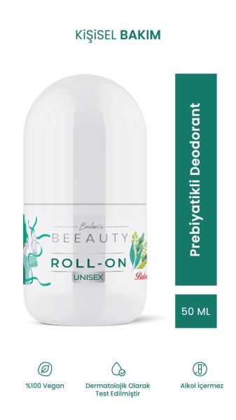 Balen's Beeauty Unisex Prebiyotikli Deodorant Roll-on * 50 Ml