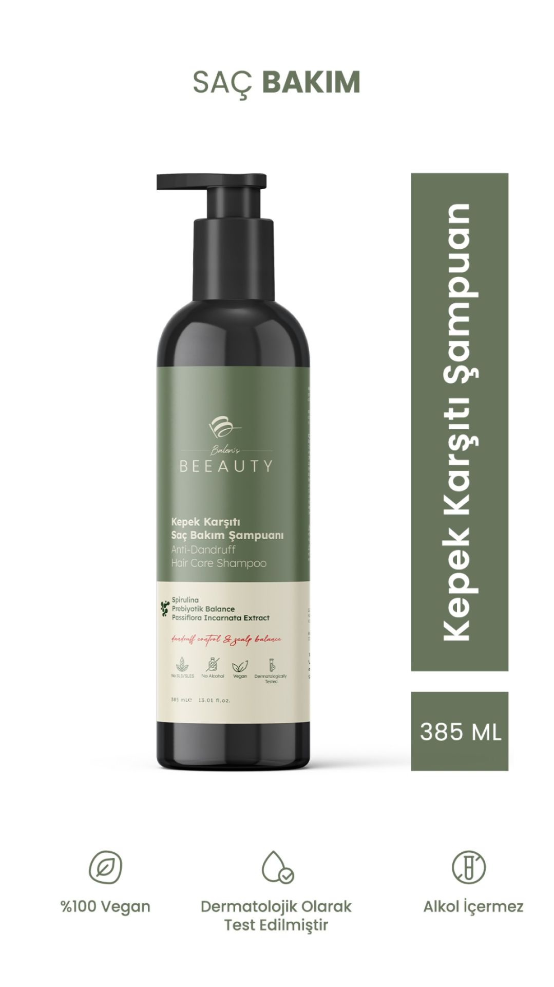 Balen's Beeauty Kepek Karşıtı Saç Bakım Şampuanı * 385 Ml