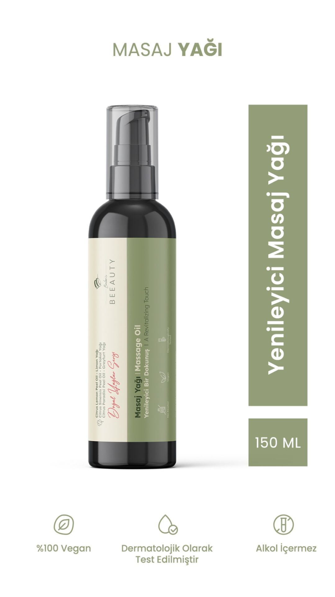 Balen's Beeauty Yenileyici Masaj  Yağı 150 Ml