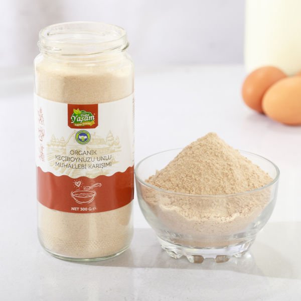 Organik Keçiboynuzu Unlu Muhallebi Karışımı