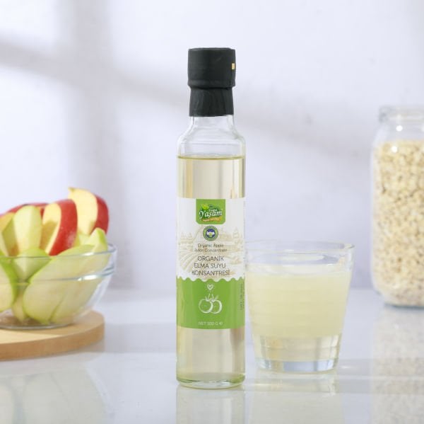 Organik Elma Suyu Konsantresi (Tatlandırıcı)