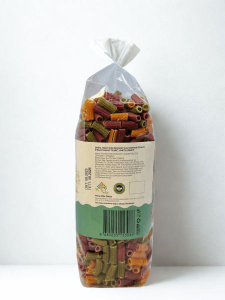 Doğal Yaşam Organik- Organik Sebzeli Makarna 330gr  (İlave Tuzsuz)