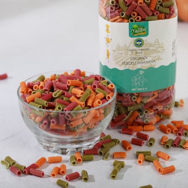 Organik +6 Ay Sebzeli Bebek Makarna (Tuzsuz)
