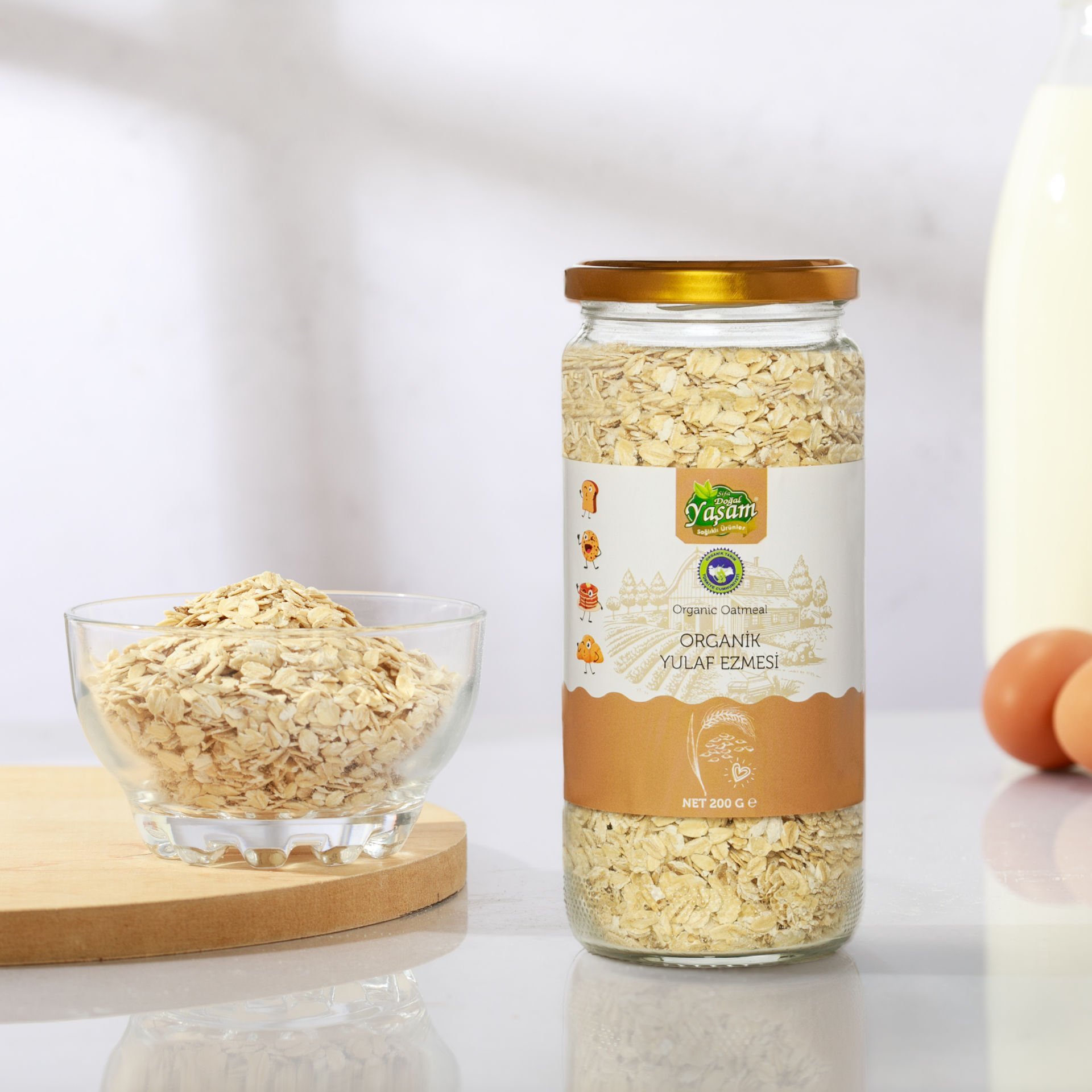 Organik Yulaf Ezmesi  200gr