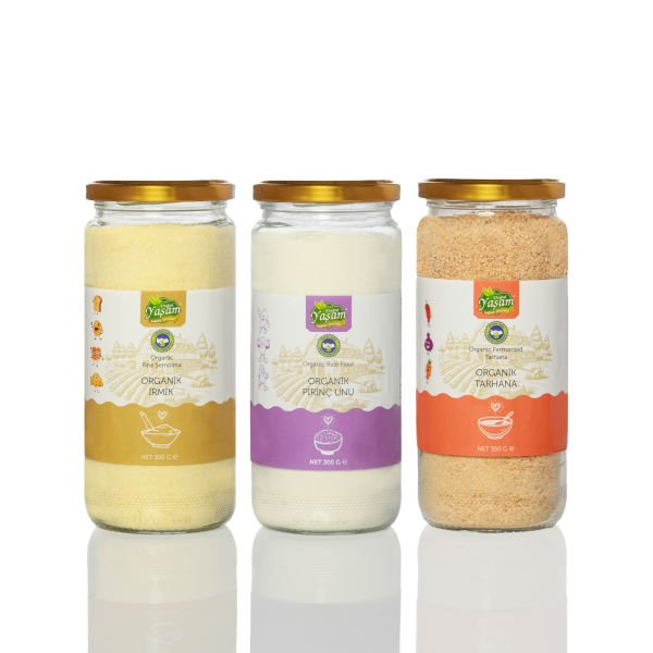 Organik +6 Ay Bebek Tahıl & Tarhana Üçlüsü