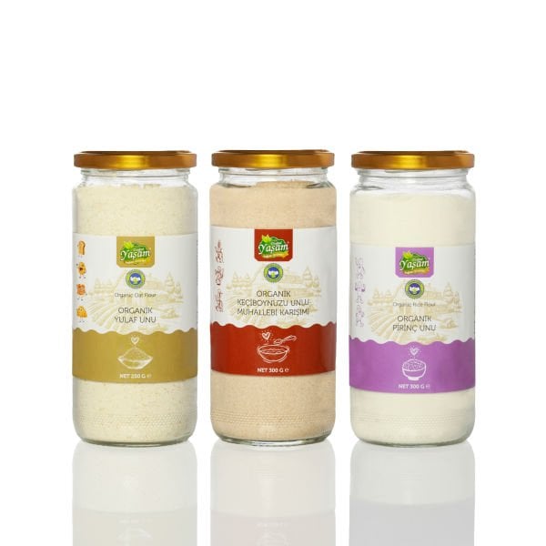 Organik +6 Tahıllı Bebek Muhallebi Üçlüsü