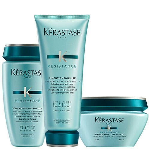 Kerastase Resistance Zayıflamış ve Yıpranmış Saçlar İçin Tasarlanmış Saç Şampuanı 250ml + Maske 200ml + Krem 200ml