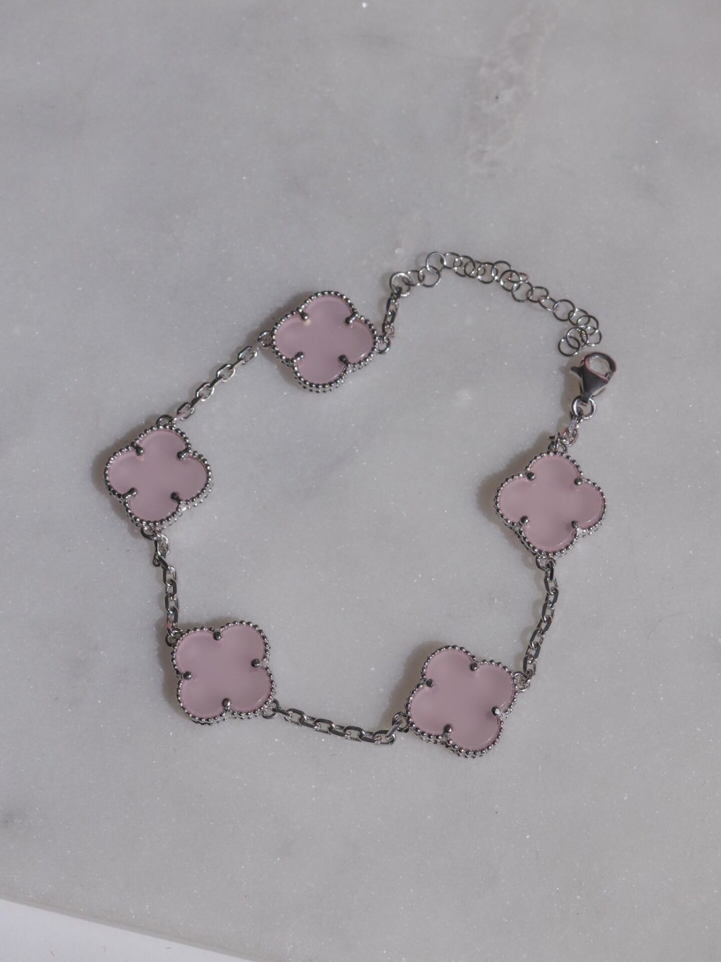 Silver van clearance cleef bracelet