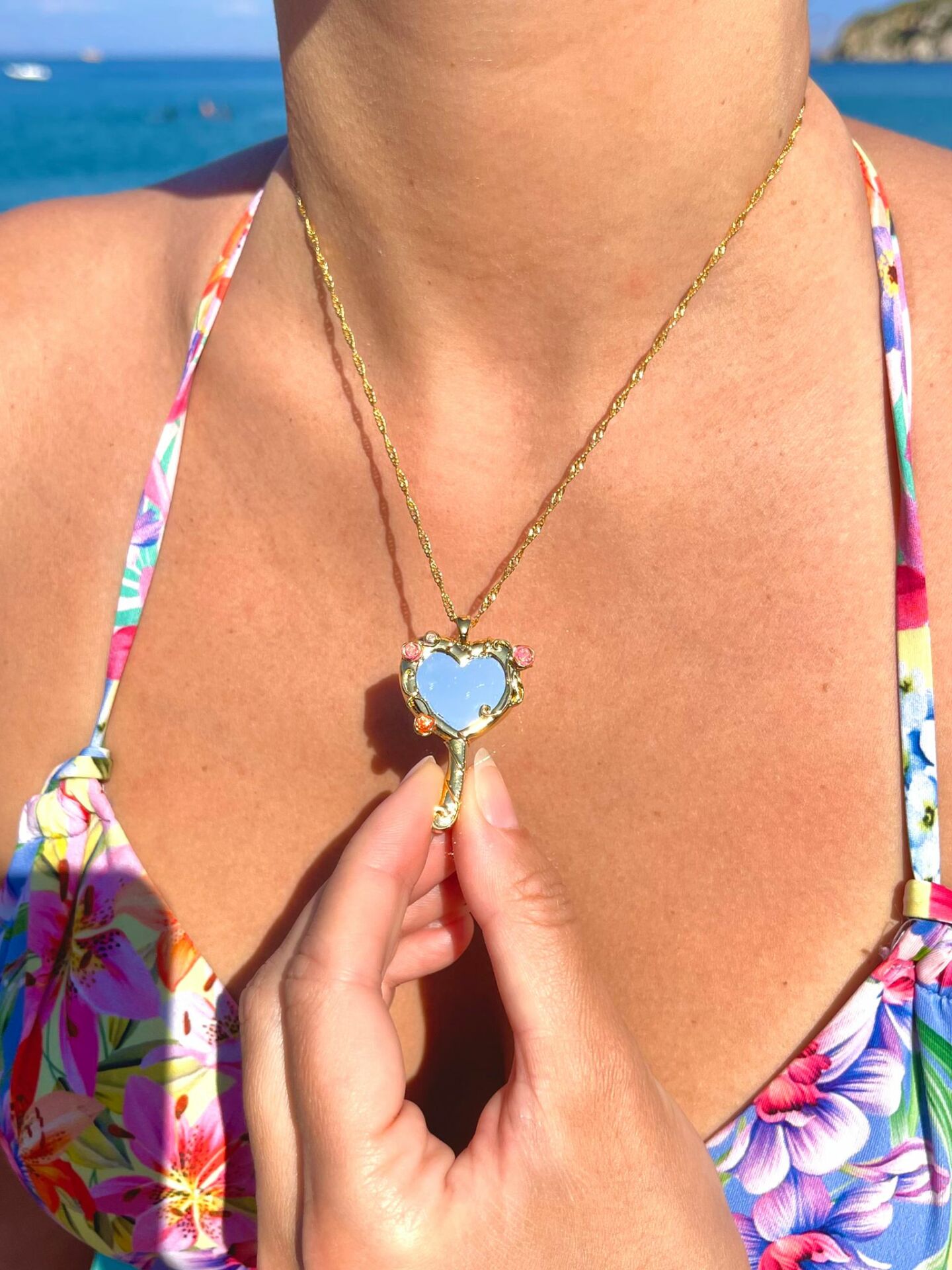 Mirror pendant on sale