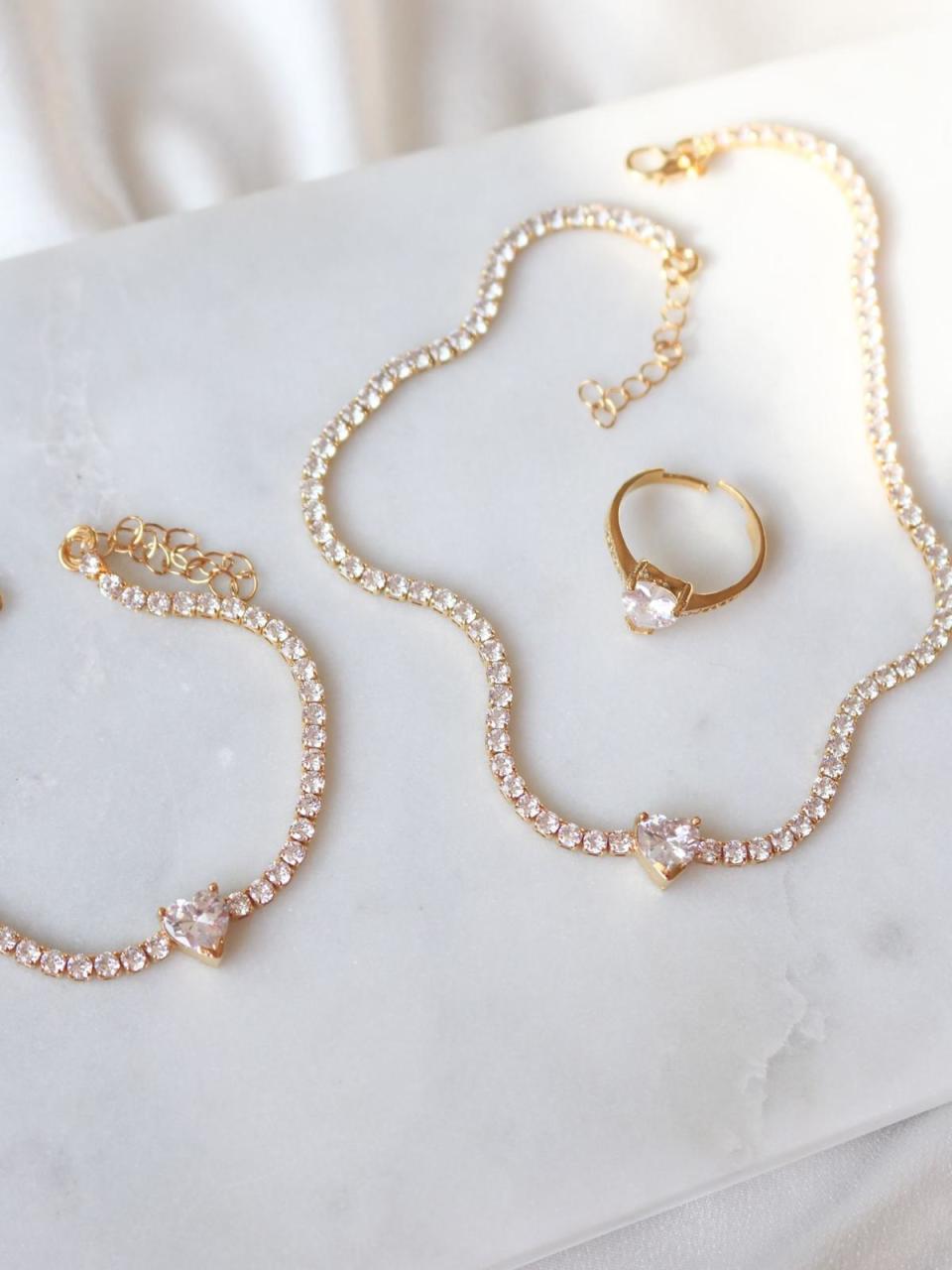 Shiny Love Su Yolu Choker G m Kaplama Beyaz