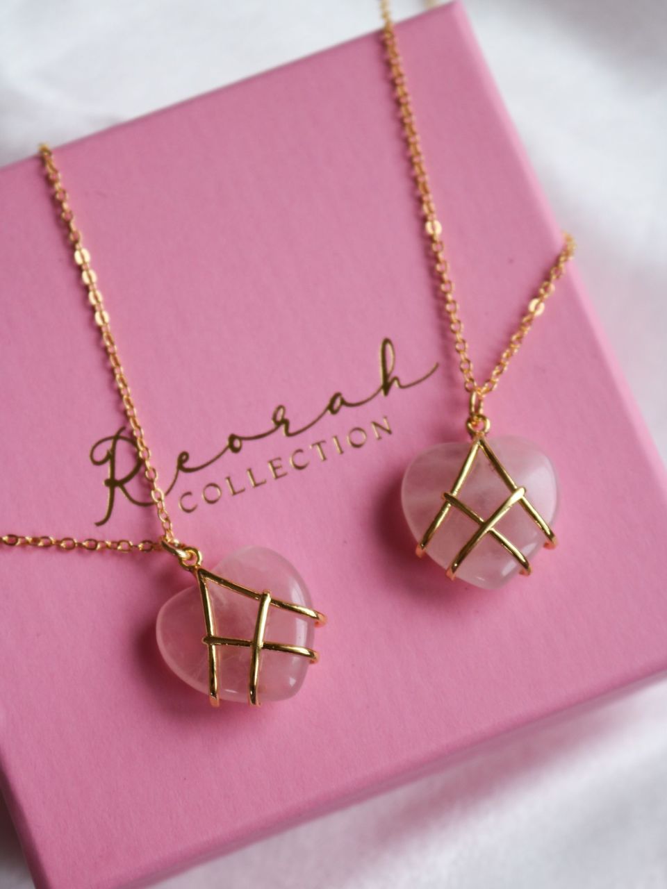 Diamond Castle Heart Necklace, Friendship Necklaces Gold and Silver Pl –  Reorah