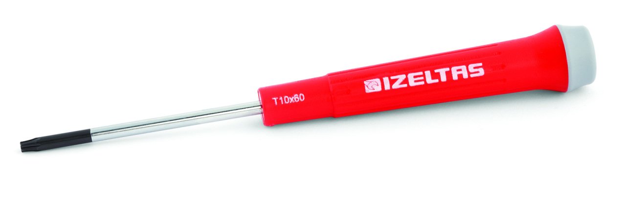 İzeltaş Elektronikçi Tip Klemens Torx Uçlu Tornavida 4530170760 3X60 T7